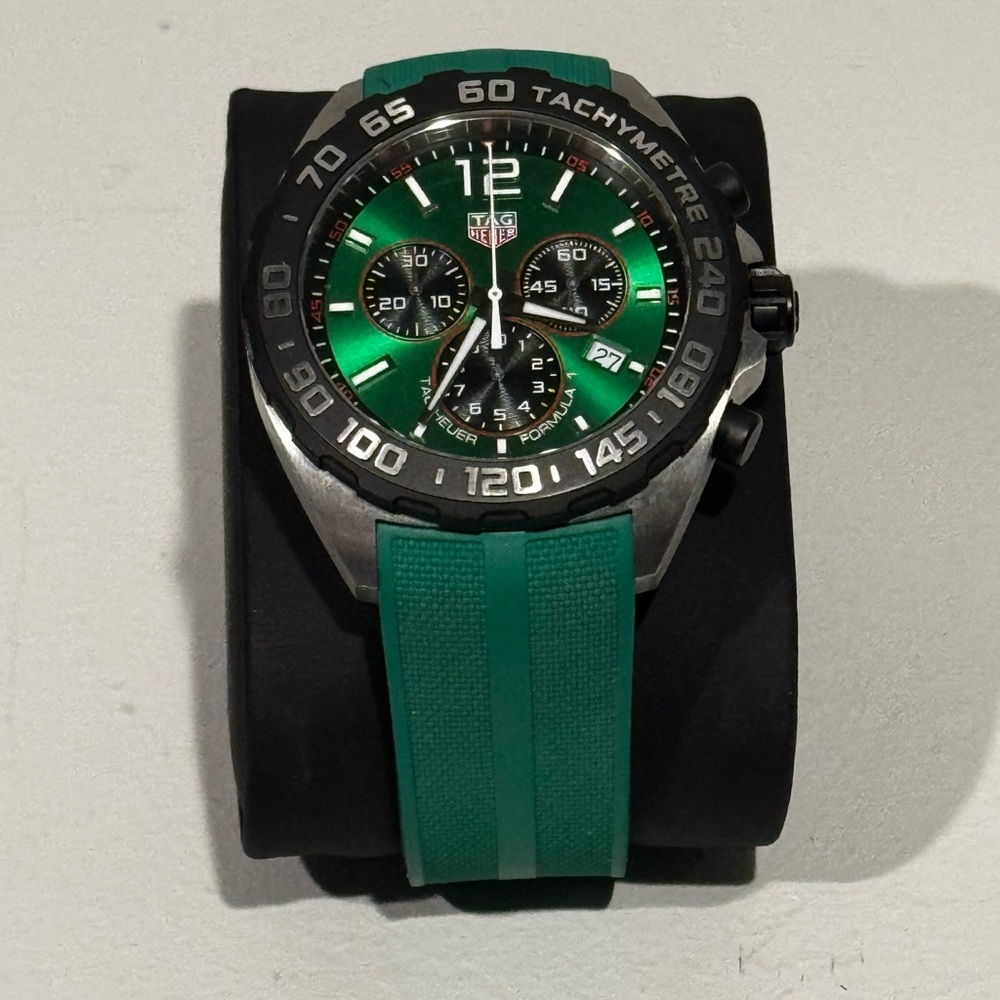 TAG Heuer Formula 1 - Green Strap with Silver Clasp